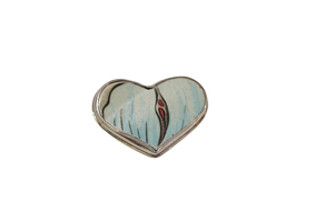 Size 6.5 Eclectic Turquoise Heart