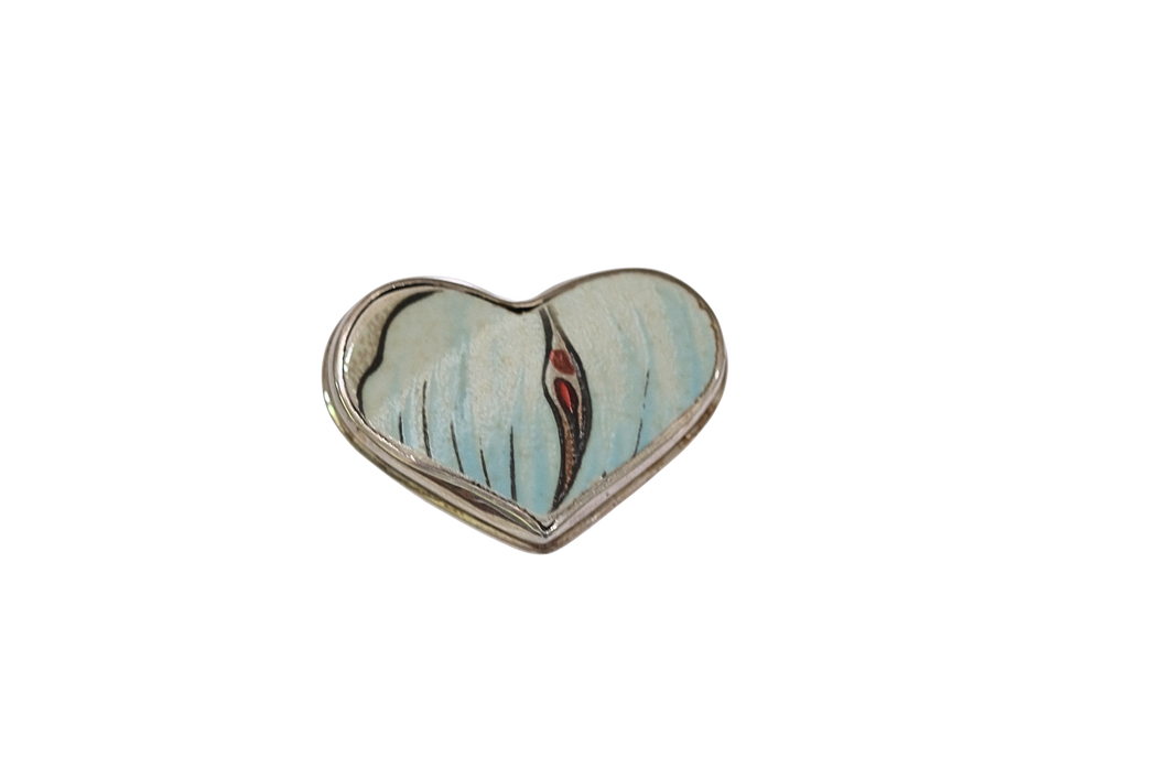 Size 6.5 Eclectic Turquoise Heart