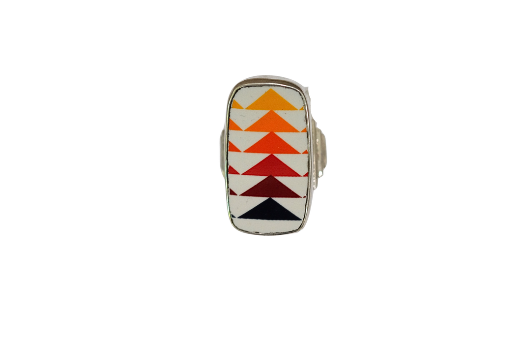 Size 6.5 Rectangle Pendleton Ring