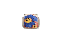 Size 6 Blue Petals Ring