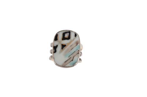 Size 6 Gaudy Willow Ring