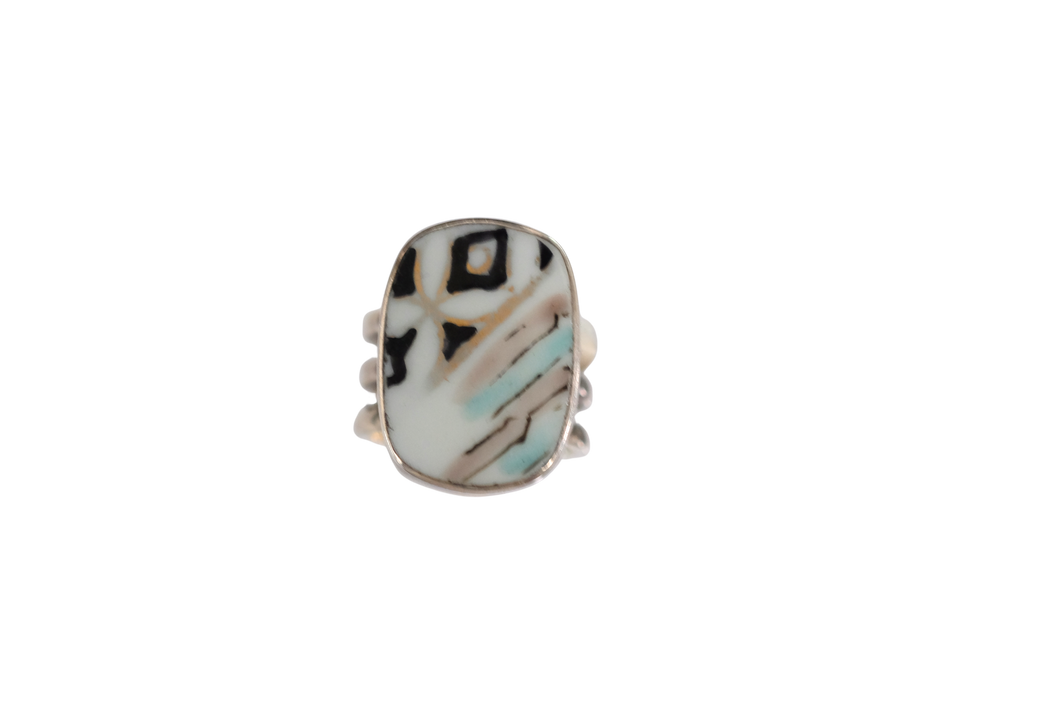 Size 6 Gaudy Willow Ring