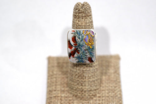 Size 6 Rectangle Eclectic Ring