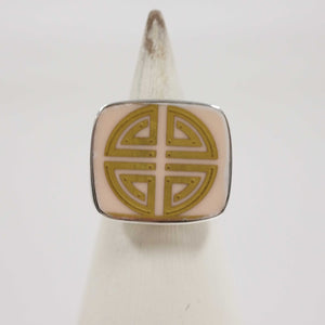 Size 7.5 Blush Commemoration Ring