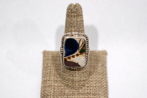 Size 7.5 Mexican Pottery Ring