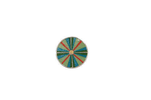 Size 7 Round Candy Stripe Ring