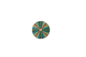 Size 7 Round Candy Stripe Ring
