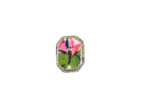 Size 8 Bold Floral Ring