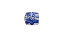 Size 8 English Transferware Ring