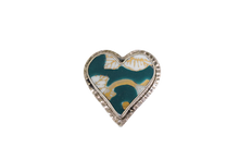 Size 8 Green Heart Ring