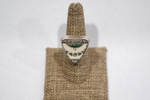 Size 8 Triangle Grecian Ring