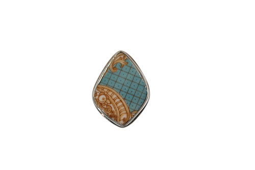 Size 9.5 Elegant Turquoise Ring