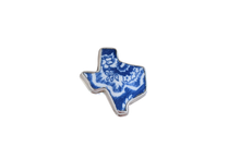 Size 9.5 Transferware Texas Ring