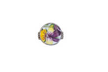 Size 9 Round Pansy Ring
