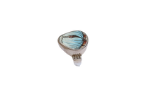 Size 10 Turquoise Petals Ring