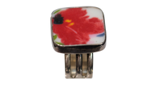 Size 5.5 Bold Red Flower Ring