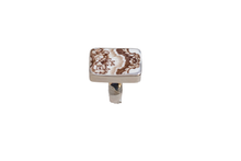 Size 7.5 Brown Transferware Ring