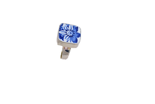 Size 8 English Transferware Ring
