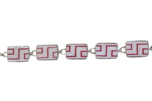 Spode Greek Key Bracelet
