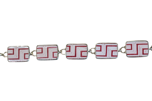 Spode Greek Key Bracelet