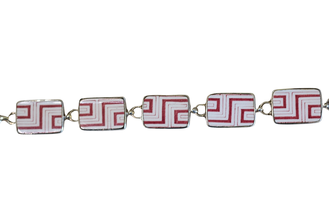 Spode Greek Key Bracelet