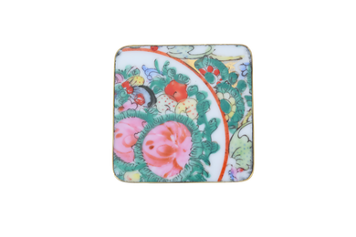 Square Rose Medallion Belt Buckle