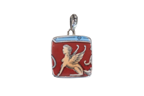 Square Winged Creature Pendant