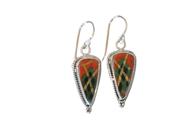 Tartan Plaid Earrings