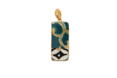 Teal Goddess Pendant