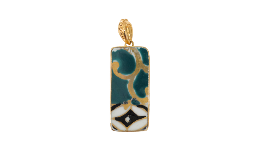 Teal Goddess Pendant
