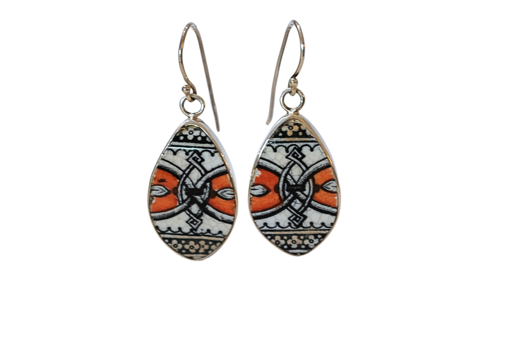 Teardrop Geometric Earrings