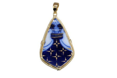 Teardrop Imari Pendant