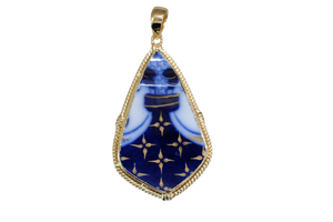 Teardrop Imari Pendant