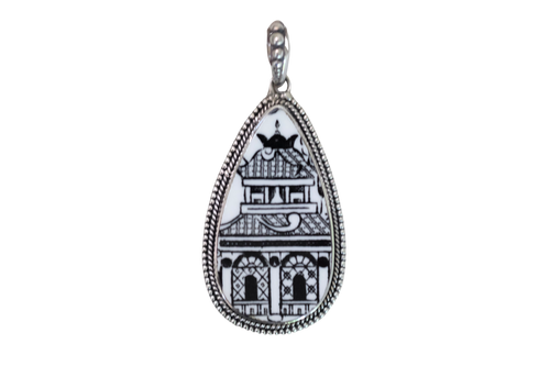 Teardrop Pagoda Pendant
