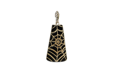 Textured Web Pendant