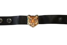 Tiger Face Leather Bracelet