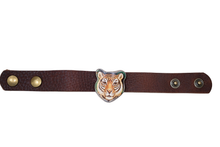 Tiger Leather Bracelet