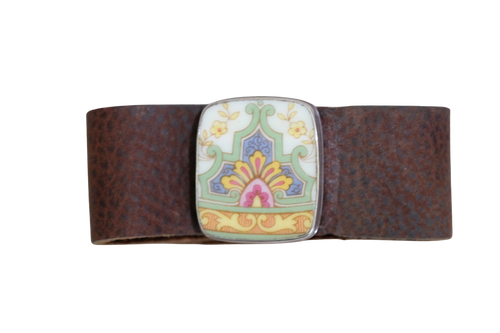 Touch of Elegance Leather Bracelet