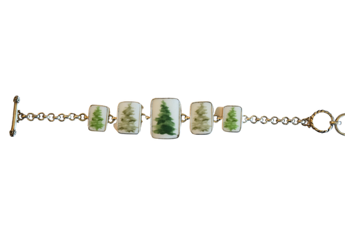 Trees Holiday Bracelet