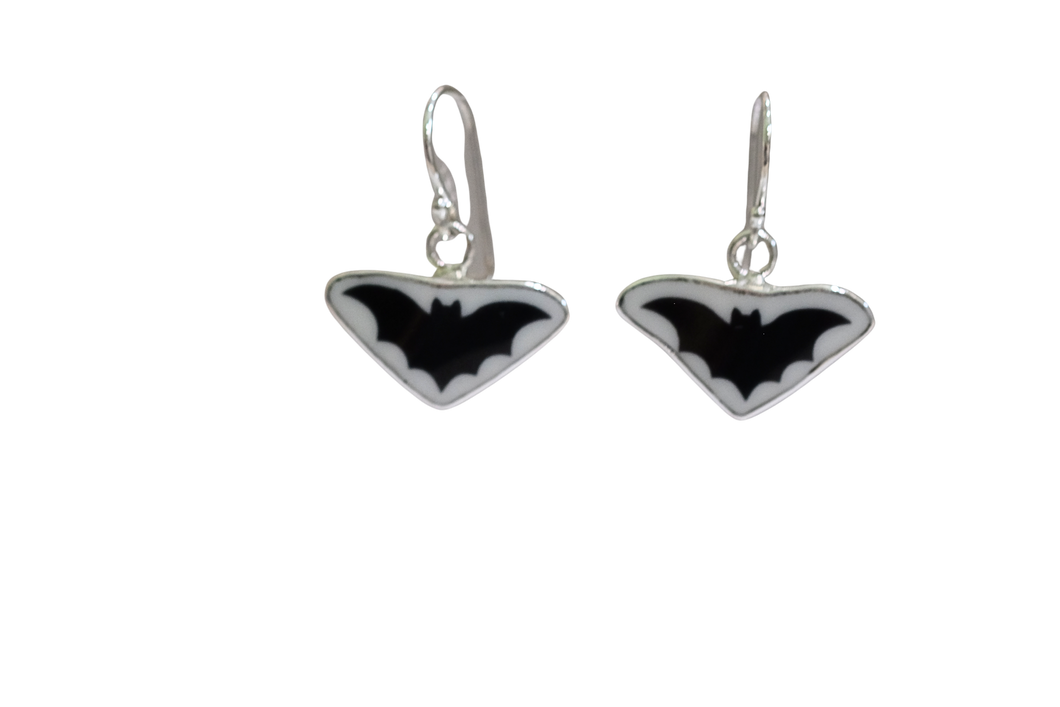 Triangle Bat Earrings