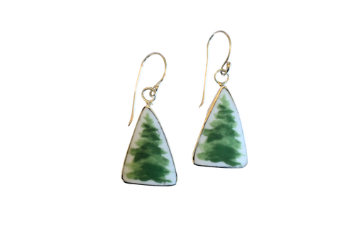 Triangle Trees Earrings