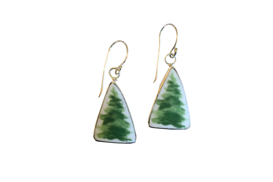 Triangle Trees Earrings