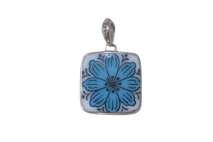 Turquoise Flower Pendant