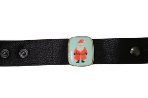 Turquoise Santa Leather Bracelet