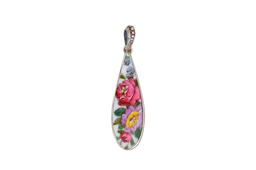 Vibrant Teardrop Pendant