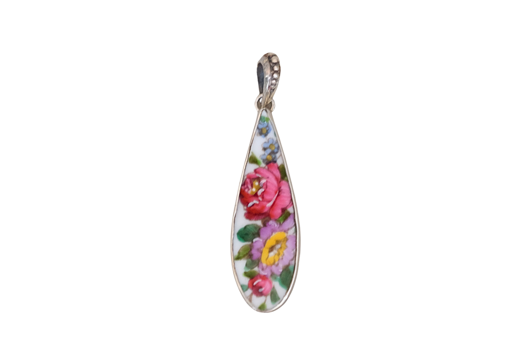 Vibrant Teardrop Pendant