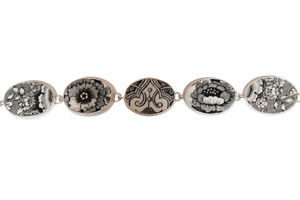 Vintage Black and White Bracelet