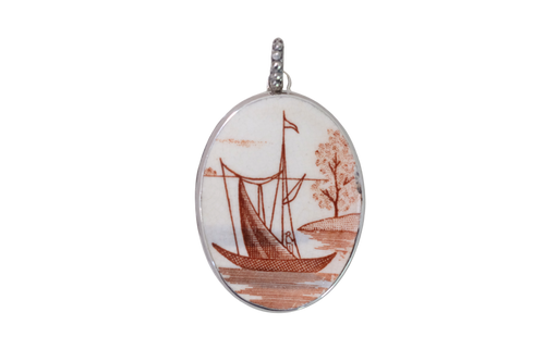 Vintage Boat Pendant
