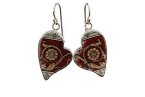 Vintage Elegant Heart Earrings