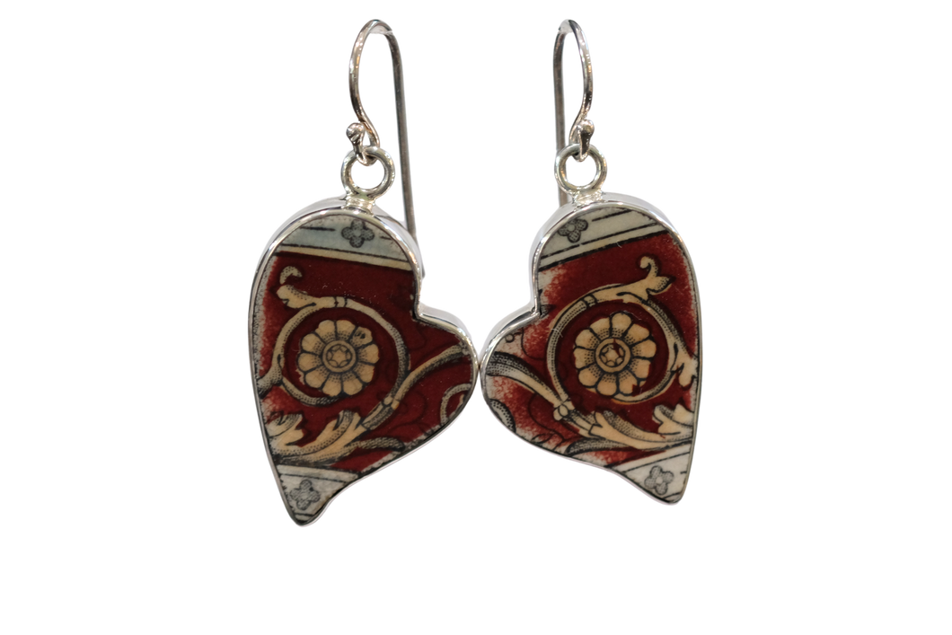Vintage Elegant Heart Earrings